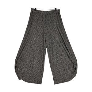 ALEMBIKA SAWYER PUNTO GREY WIDE-LEG DRAPE PANTS – WOMEN'S SIZE 3 (10-12)